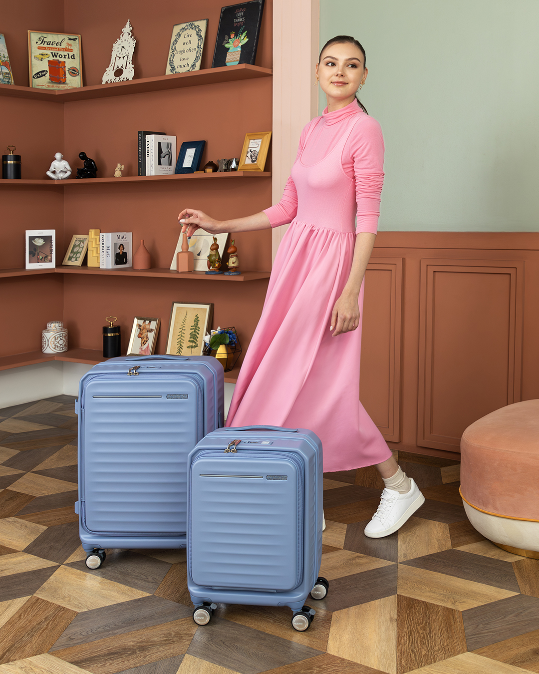 FRONTEC 프론텍 캐리어 54/19 EXP TSA OS  lifestyle | American Tourister